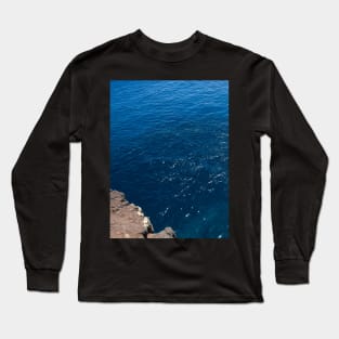 Deep blue ocean waves Long Sleeve T-Shirt